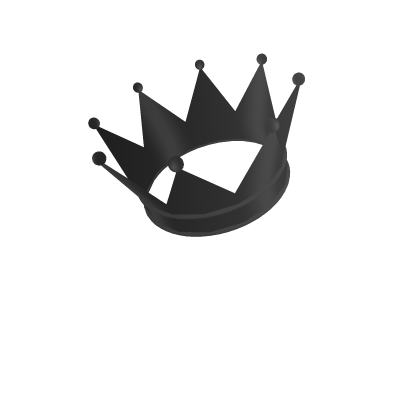 Black Shine Crown Roblox item