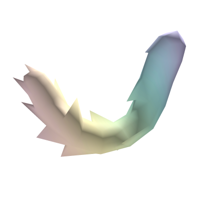 ♡ cute rainbow pastel cat tail Roblox item