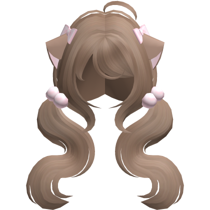 ♡ cat girl hime moe vkei pigtails in hazel blonde