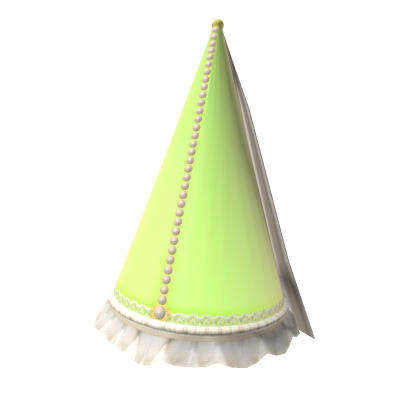 [🎃] Princess green hat