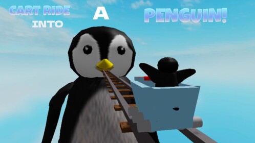 Cart Ride Into A Penguin!🐧