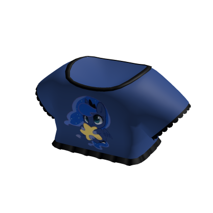 Princess Luna Pony Blue Pony Crop Top mlp Sweater