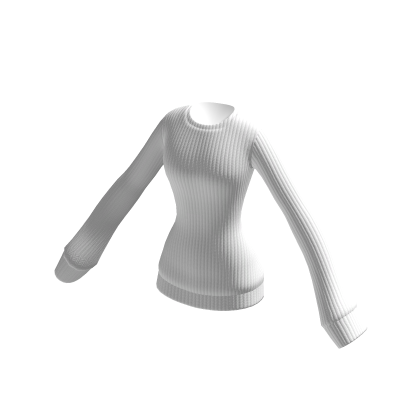 Oversized White Sweater thumbnail