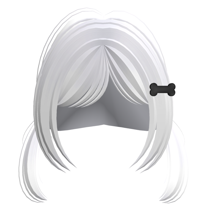 ♡ ꒰ Cute Kawaii Tween Pigtails in White