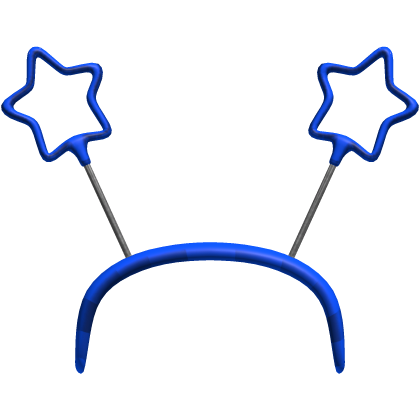 Blue Silver Diwali Sparkler Headband (Addon)