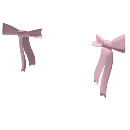 Sakura Pink Ribbon Hair Clips