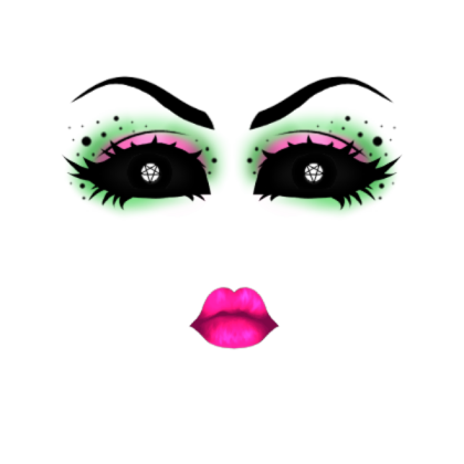 Eerie Makeup™ || Violent Vibrance Makeup Roblox decal