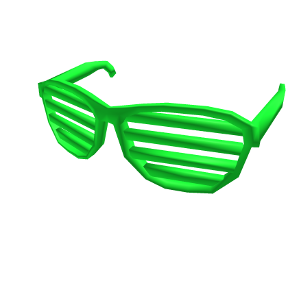 Neon Green Shutter Shades