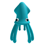 Light Blue Squid