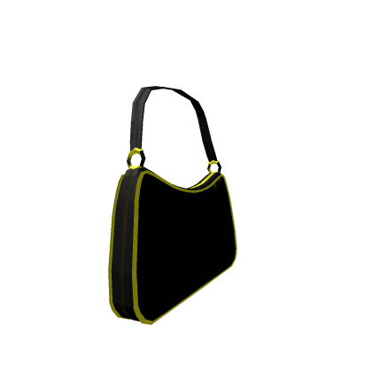Gold Black purse