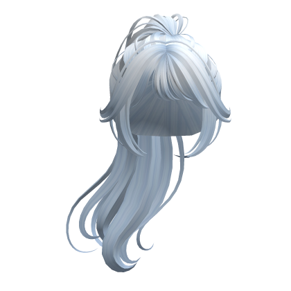 Long Ponytail(Sky Blue) Roblox item