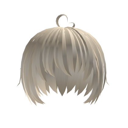 blonde cute kawaii messy anime boy hair Roblox item