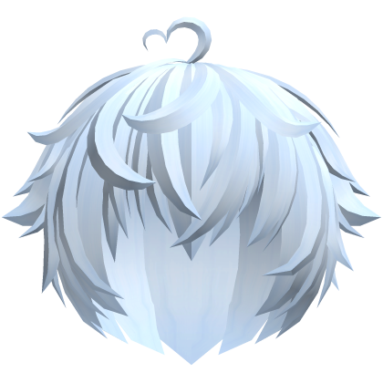 ♡ cute kawaii messy heart boy hair 🐹 blue Roblox item