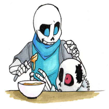 Baker/Cooker Blue! ( Under! Swap and Horror sans) Roblox decal