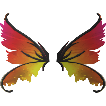 fiery mini fairy wings Roblox item