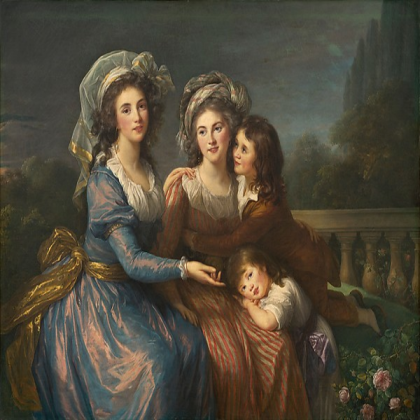 Marquise de Pezay's Family (Painting) Roblox decal