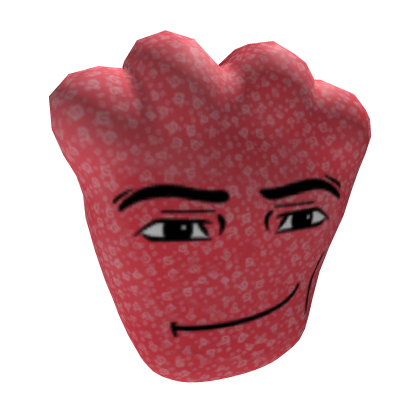 Red Sour Patch Man Face Roblox item