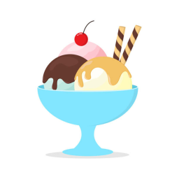 finish and get ice cream