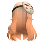 Halloween Hair with Jason Mask