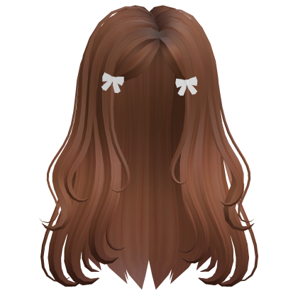 Cute Bow Hair Ginger Roblox item