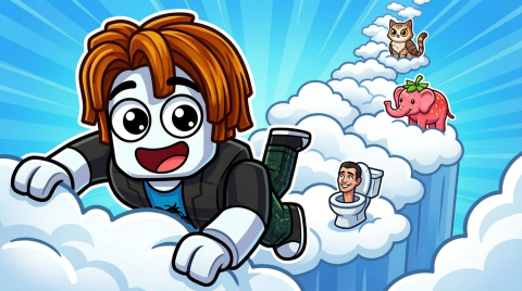 Jump Clouds For Brainrots!