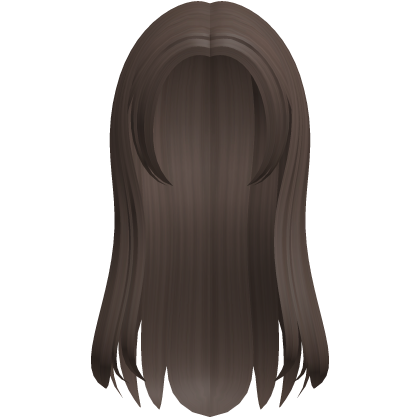long simple sweet light brown hair Roblox item