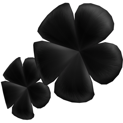Cute Summer Plumeria Flowers (Black) Roblox item