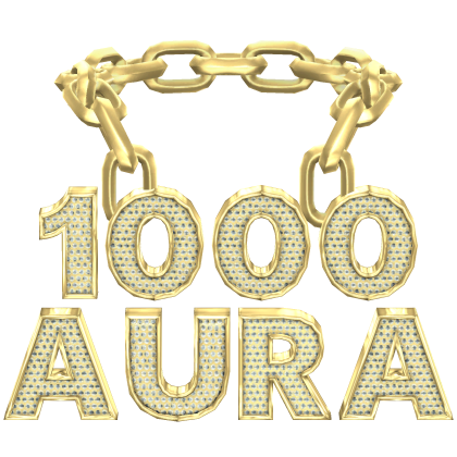 1000 Aura Gold Chain Roblox item