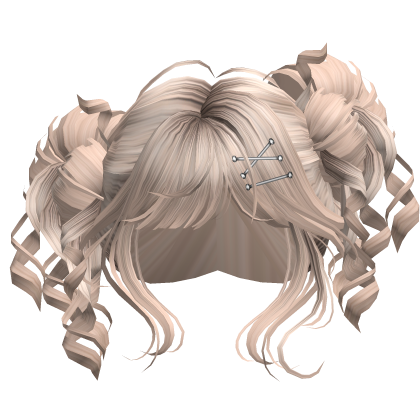Tilted Elegant Princess Buns (Platnium)