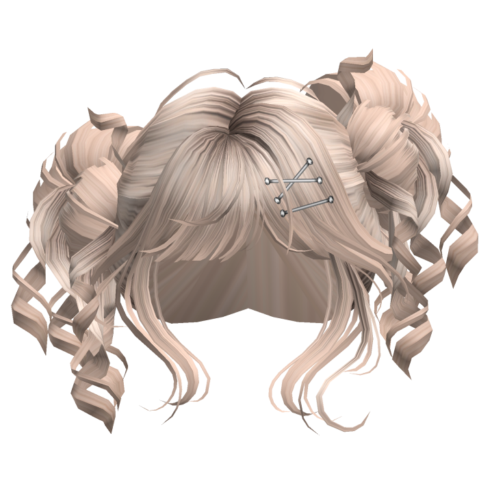 Tilted Elegant Princess Buns (Platnium)