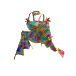 Festival of Color Holi Crop Top & Scarf