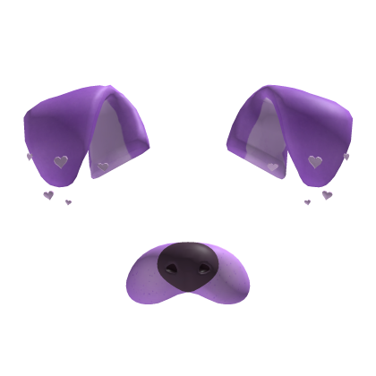 Purple Puppy Dog Face Filter