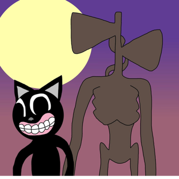 Survive The Cartoon Cat And SirenHead