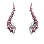 Pink Blush Spiked Horns