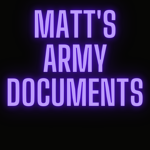 Matt's Army Documents