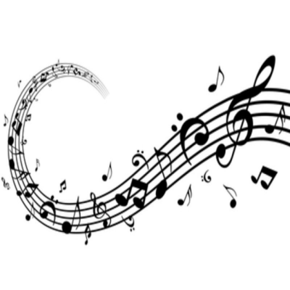modern-music-notes- Roblox decal