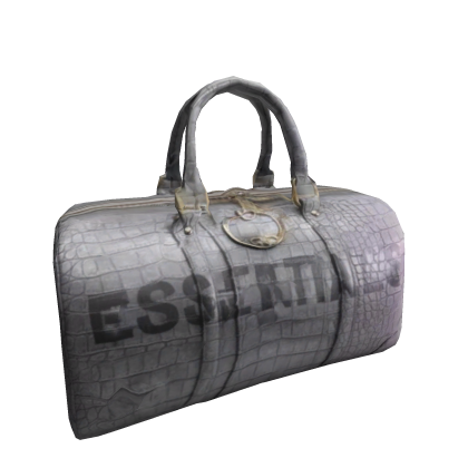 Grey Essentials Crocodile Duffle Bag thumbnail