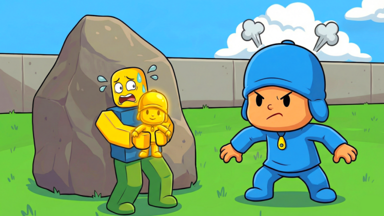 Escape Guards to Steal Pocoyo🧢 screenshot 3