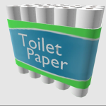 group of the toilet papers
