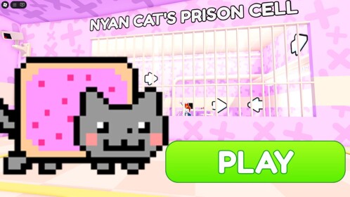 🌈 NYAN CAT'S PRISON RUN! (Obby)