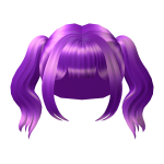 Purple Anime Lush Pigtails