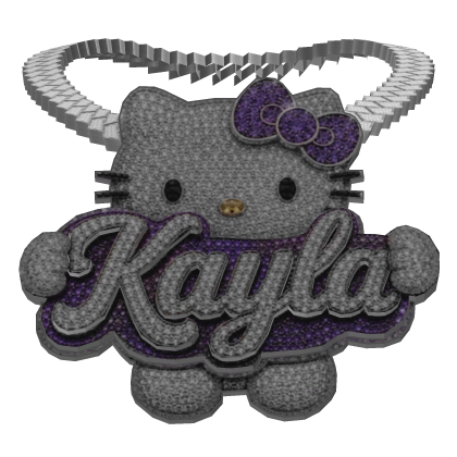 "Kayla" Custom 1of1 Iced Out Chain Roblox item