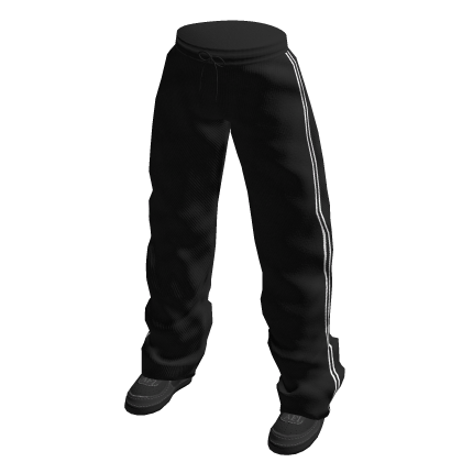 Three Striped Pants / Black 1