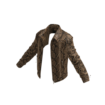 Brown Snakeskin Jacket 