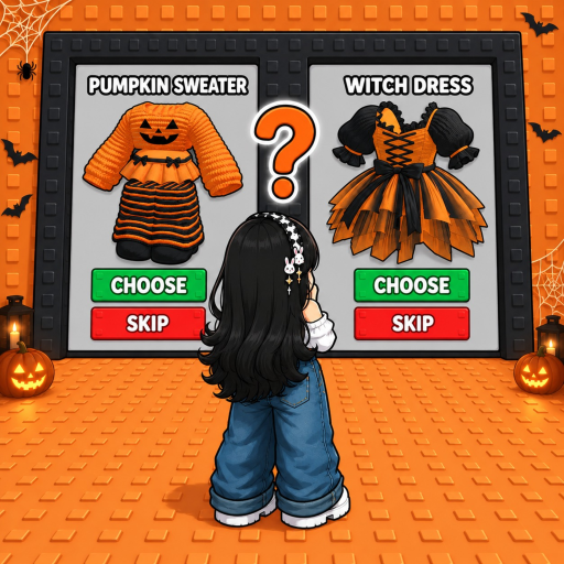 Would You Rather: Halloween Outfit Tower 👻 Roblox game