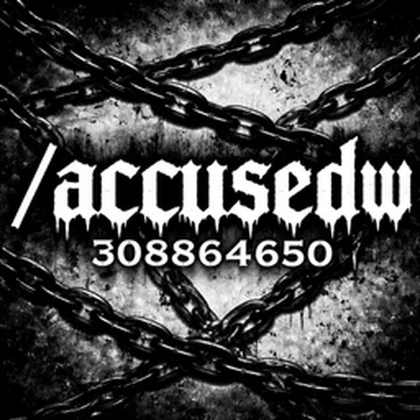/Accused. Roblox group icon