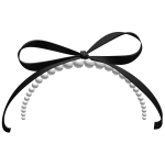 Pearl Satin Ribbon Headband
