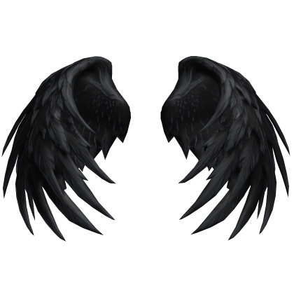 Big Black Vigilant Demon Wings Roblox item
