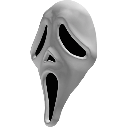 Screaming White Ghostface Mask [RIGHT SIDE] Roblox item