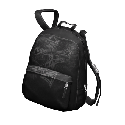 Off Shoulder Black Backpack 1.0